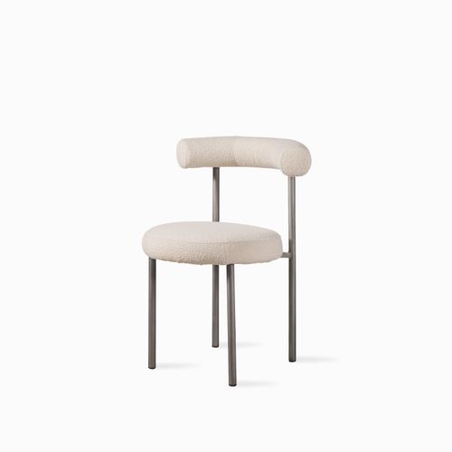 Silla de comedor Melfi beige 76x56x56