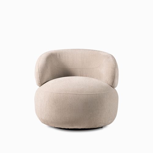 Poltrona Emilia taupe smooth 75x82x85 cm