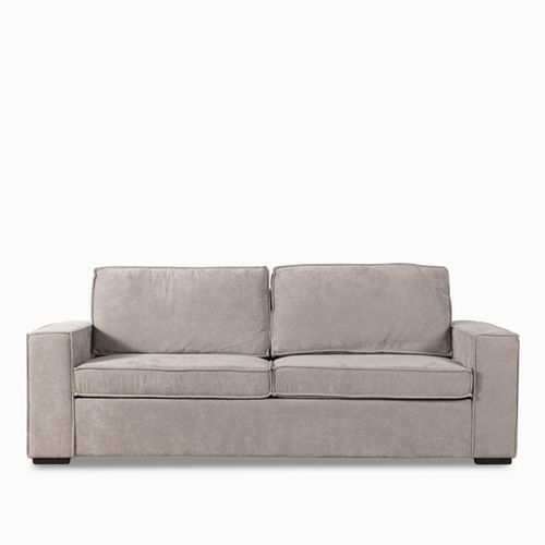 Sofá cama Agora gris claro 89x217x85