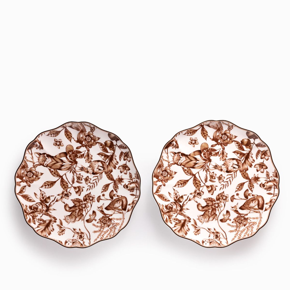 Plato principal Bosque Invernal 27cm setx4