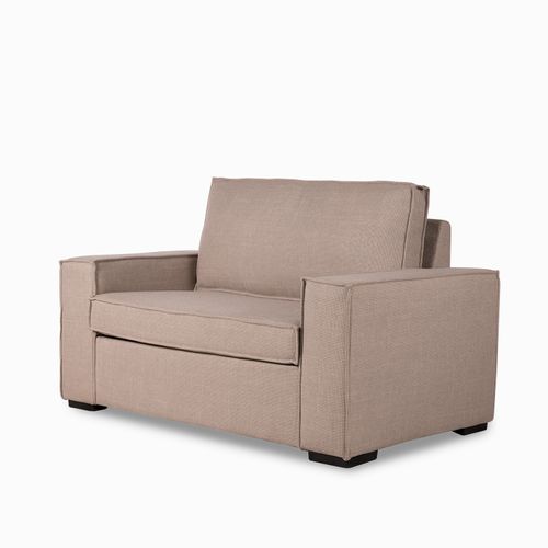 Sofá cama Agora 2 puestos beige 89x147x85