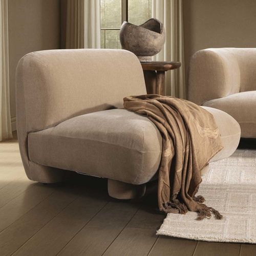 Poltrona Argond café claro