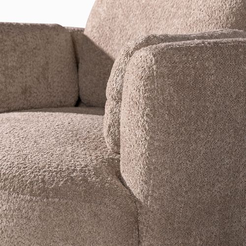 Poltrona Bozzi taupe 86x107x100