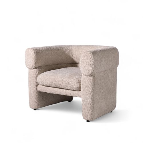 Poltrona Hada beige boucle 70x91x80