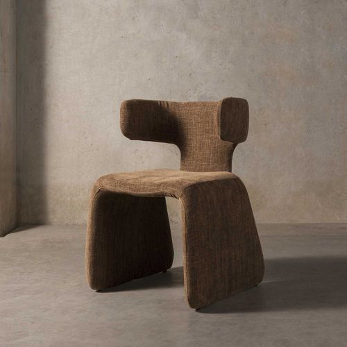 Silla de comedor Evi chocolate 76x56x54