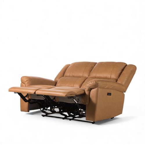 Reclinable eléctrico Axel 2 puestos camel