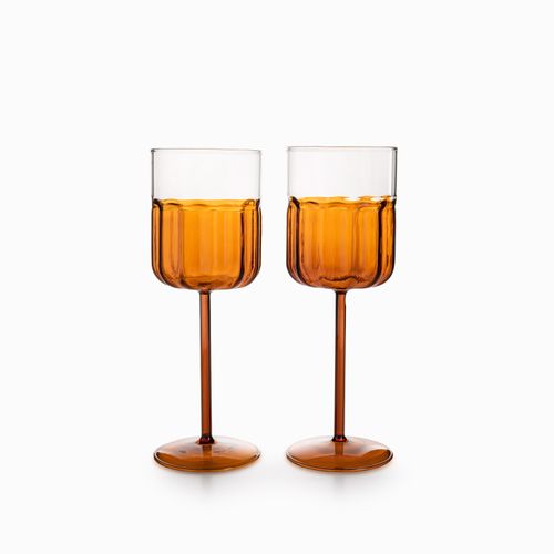 Copa Franklin ambar 380ml setx2