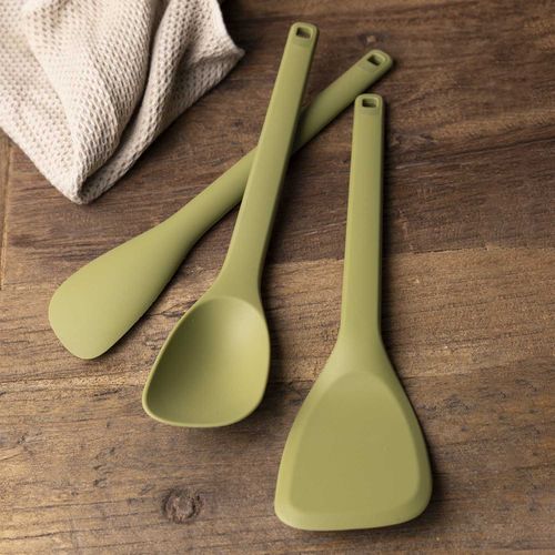 Espátula silicona verde 31cm