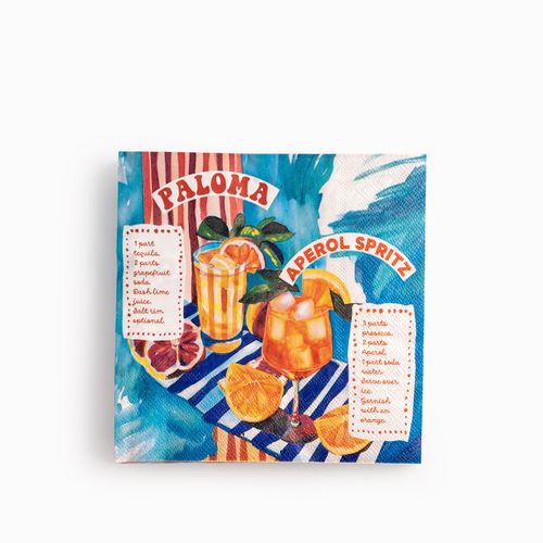 Servilletas cocteles set x20