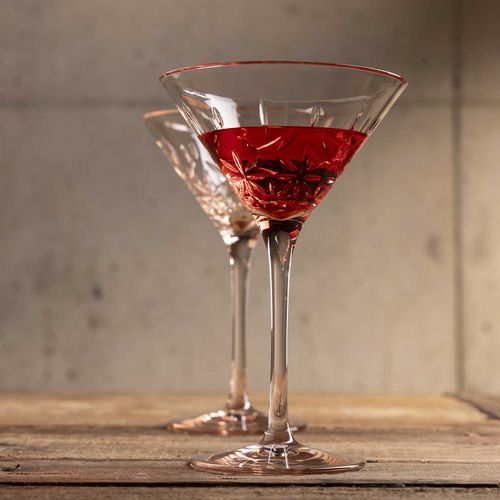 Copa Martini Agata rosada setx2