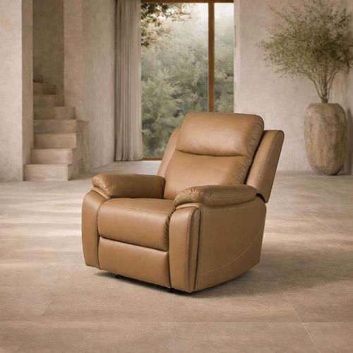 Reclinable eléctrico Axel 1 puesto camel